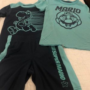 Boys size 5 Jumping beans 3 pice lot Mario